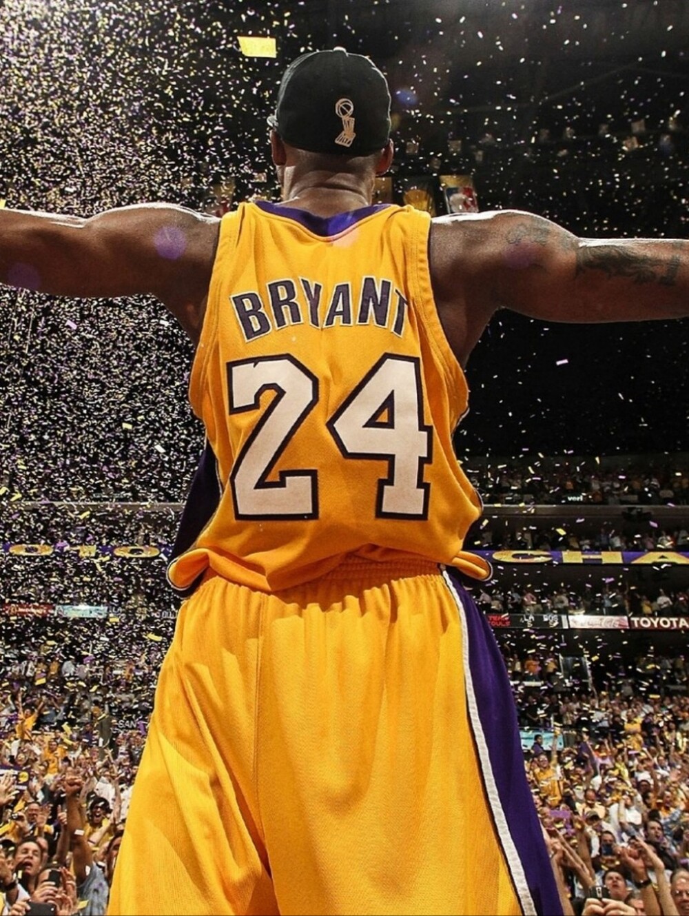 NEW! KOBE BRYANT VINTAGE LAKERS 2010 NBA CHAMPIONSHIP ULTRA GLOSSY 8.5x11 POSTER